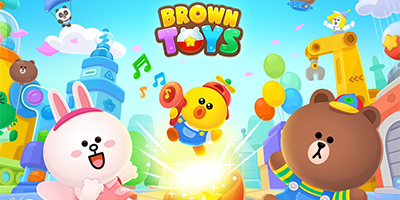 Cùng gấu nâu Brown xây dựng thế giới đồ chơi trong game casual mô phỏng Brown Toys