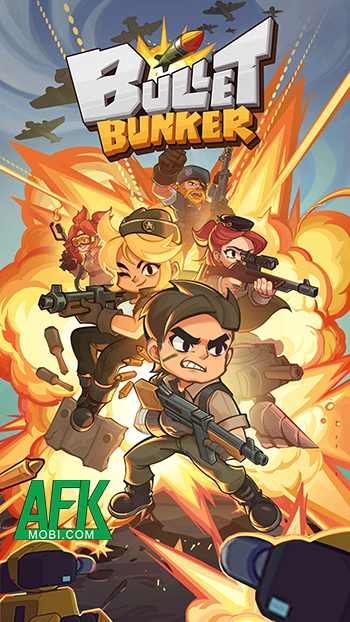 Phòng thủ trước lực lượng quân đội thù địch trong bối cảnh Thế chiến 2 với game Bullet Bunker 0