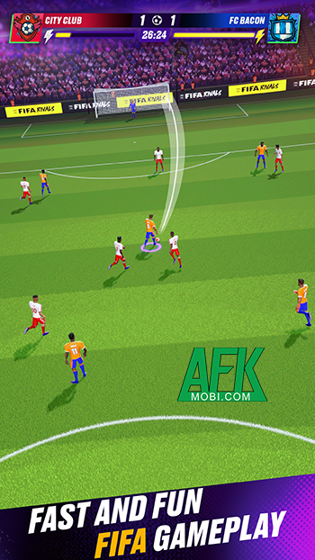 Trực tiếp chỉ huy đội bóng của mình ngay trong những trận đấu tại game FIFA Rivals 0