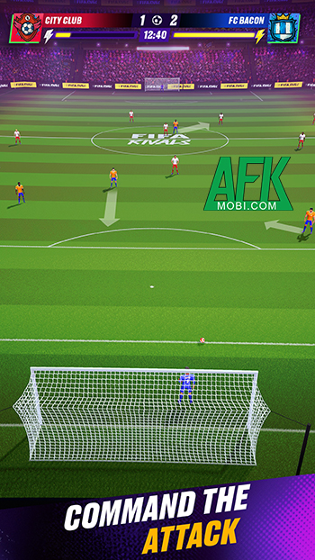 Trực tiếp chỉ huy đội bóng của mình ngay trong những trận đấu tại game FIFA Rivals 1