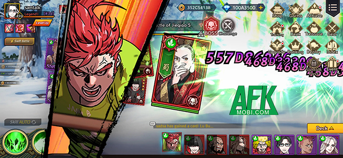Idle Three Kingdoms: Card RPG game nhàn rỗi lấy chủ đề từ bộ webtoon Tam Quốc Parody 3