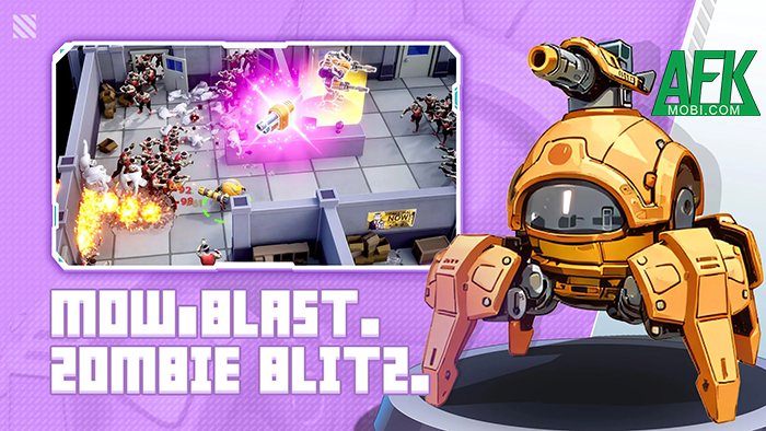 Điều khiển robot càn quét bọn thây ma trong game Mech Assemble: Zombie Swarm 0