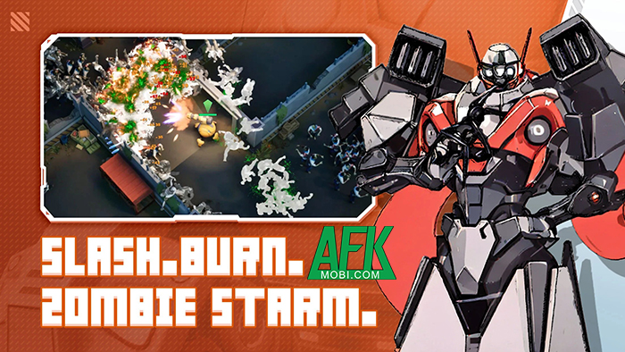 Điều khiển robot càn quét bọn thây ma trong game Mech Assemble: Zombie Swarm 1