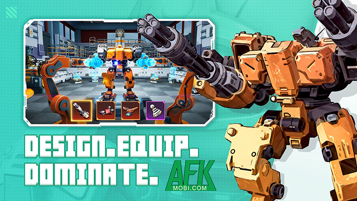 Điều khiển robot càn quét bọn thây ma trong game Mech Assemble: Zombie Swarm 3