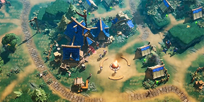 Bước vào Ruins War để bắt đầu công cuộc gầy dựng lại bộ lạc thời Trung Cổ của bạn