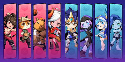 Squad Clash cho bạn gầy dựng tổ đội nhân vật trong những trận đấu săn kho báu trực tuyến