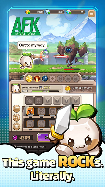 Stone Rush cho bạn được phát triển một hòn đá theo đúng nghĩa đen 0