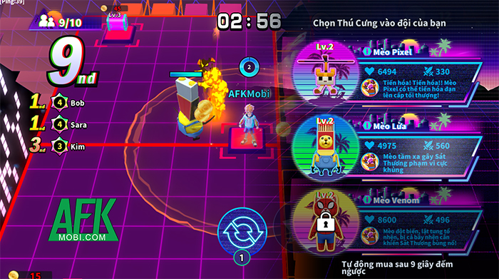 Upgrade Your Cats game PvP sinh tồn trực tuyến có chủ đề mèo kết hợp với Italian brainrot meme 3