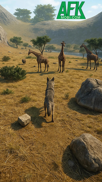 Đi săn để phát triển con sói của bạn trong game Wolf Survival: Wild Hunting 1