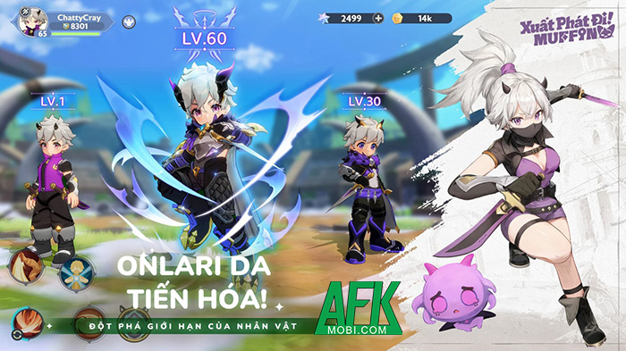Xuất Phát Đi! !Muffin tựa MMORPG 3D màn hình dọc cập bến Việt Nam 3