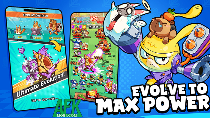 Animal Brawl: PvP Merge Arena game chiến thuật PvP lấy chủ đề động vật ngộ nghĩnh 1