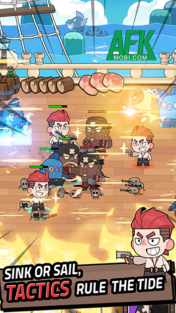 Boom Boom Captain! cho người chơi triệu tập thủy thủ đoàn cướp biển của mình 3