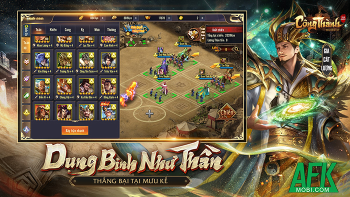 Công Thành Truyền Kỳ: Tam Quốc game chiến thuật điều binh khiển tướng cập bến Việt Nam 1