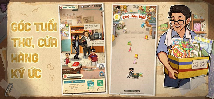 Trở về tuổi thơ cùng game mô phỏng quản lý kinh doanh Tiệm Tạp Hóa Thời Gian 2