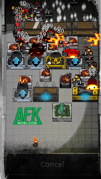 Bố trí những chiếc bẫy để phòng thủ trước bọn quái vật tại game Dark Rogue: Tower Defense TD 2