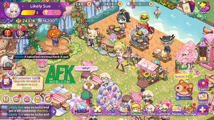 Điều hành một nhà hàng trong thế giới của những giấc mơ tại game Dreamscape Diner 5