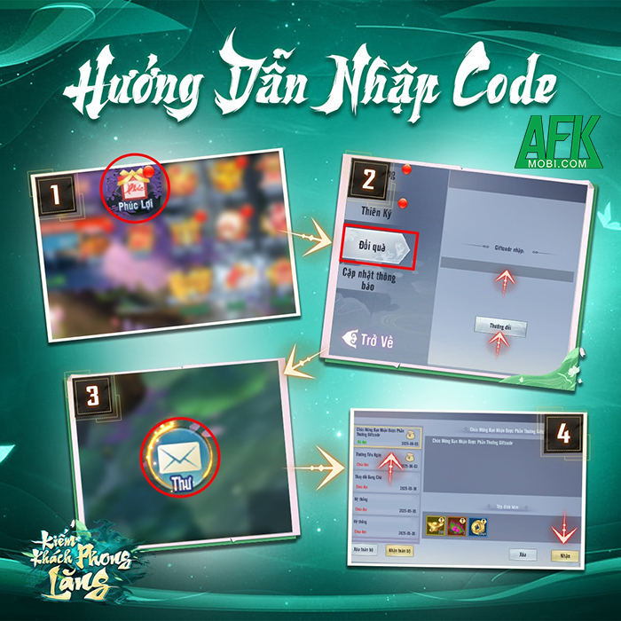 Tổng hợp gift code game Kiếm Khách Phong Lăng mới nhất trong tháng 0