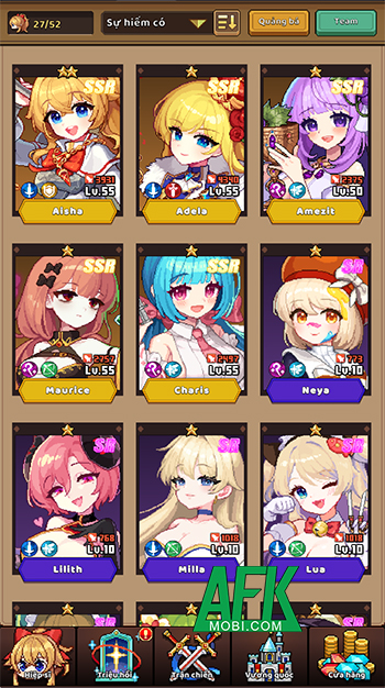 Girls Knights: SQUAD RPG cho game thủ được tập hợp đội nữ hiệp sĩ chibi của mình 1