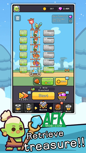 Vào game GoblinGo trải nghiệm cuộc hành trình chiến đấu lấy lại thanh kiếm từ tên trộm 3