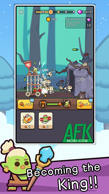 Vào game GoblinGo trải nghiệm cuộc hành trình chiến đấu lấy lại thanh kiếm từ tên trộm 2