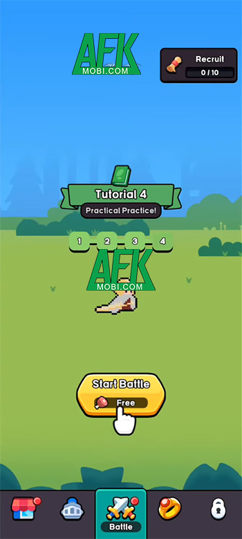Phòng thủ trước các đợt kẻ thù lẫn quái vật trong game Heroes Crew: Strategy Defense 1