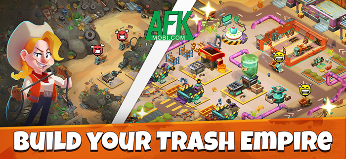 Idle Junkyard Tycoon: Be Rich! cho bạn kinh doanh qua việc quản lý cơ sở tái chế phế liệu 1