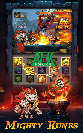 Kiếm về các món trang bị từ việc tiêu diệt bọn quái vật trong game Lootborn Warriors 3
