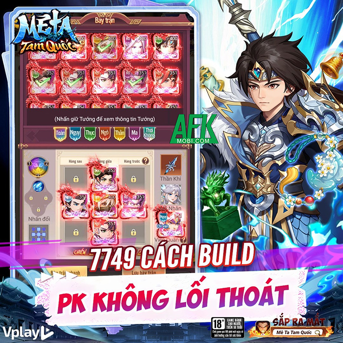 Game chiến thuật đấu tướng Mê Ta Tam Quốc - Vplay cập bến thị trường Việt Nam 1