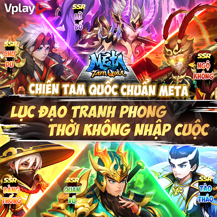 Mê Ta Tam Quốc - Vplay nâng tầm đấu tướng chiến thuật với 100+ chiến tướng đa vũ trụ 0