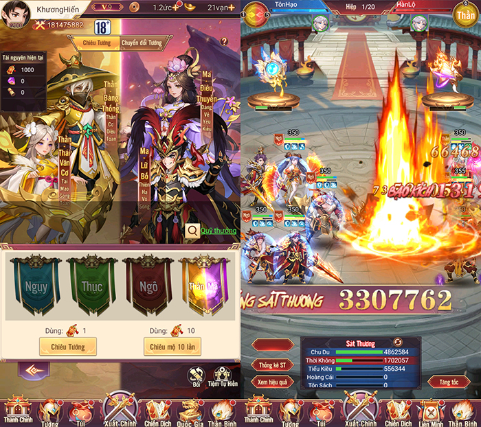 Mê Ta Tam Quốc - Vplay nâng tầm đấu tướng chiến thuật với 100+ chiến tướng đa vũ trụ 3