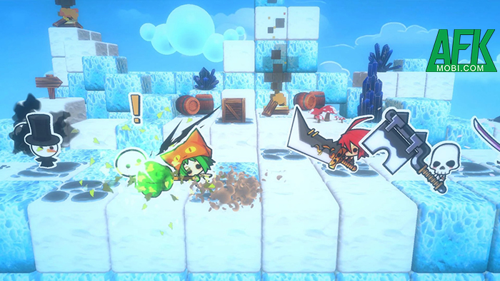 Paper Knight Quest đưa người chơi khám phá một thế giới khối độc đáo 3