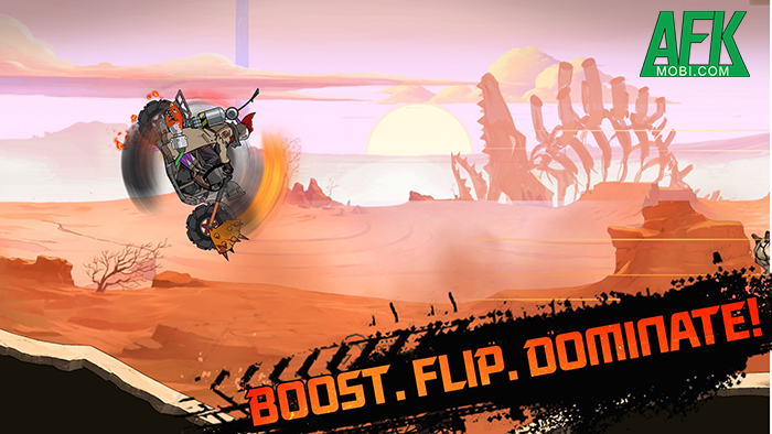 Điều khiển xe mô tô săn bọn sinh vật quái dị trong game hành động PETRO HUNTER 2