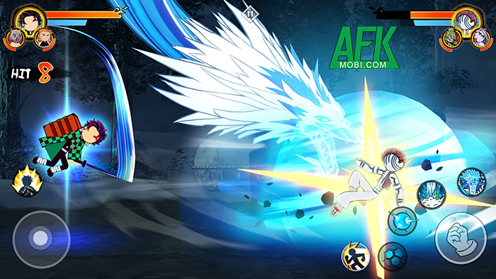 Stick Demon Shadow Fight game đối kháng lấy chủ đề Demon Slayer kết hợp Người Que 0