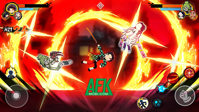 Stick Demon Shadow Fight game đối kháng lấy chủ đề Demon Slayer kết hợp Người Que 4