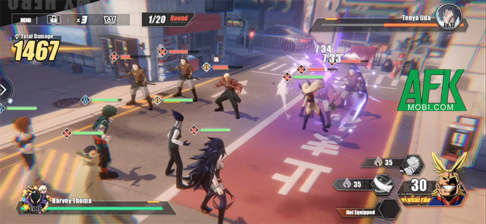 Ultimate Hero Class đấu tướng lấy chủ đề My Hero Academia với đồ họa 3D anime tuyệt đẹp 3