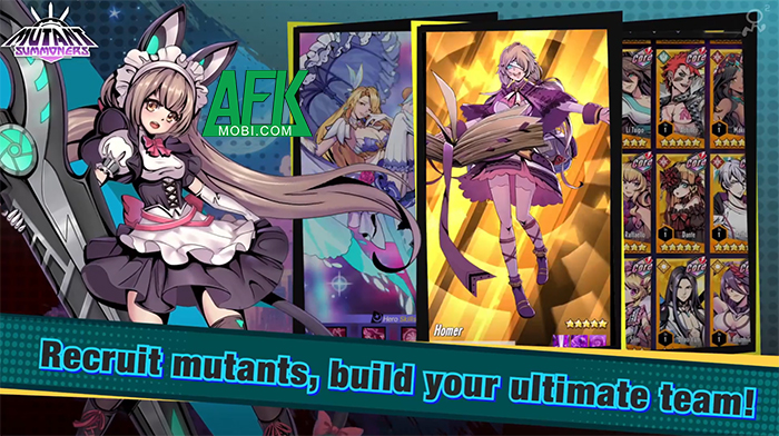 Xây dựng đội hình dị nhân trong game chiến thuật đấu tướng Mutant Summoners 1