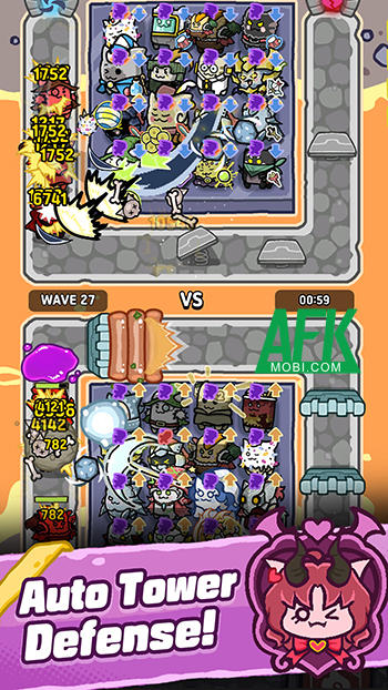 So tài gầy dựng đội mèo phòng thủ ngộ nghĩnh trong game AutoCat: PvP Defense 2