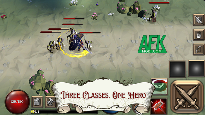 Forg game nhập vai phong cách cổ điển với tính năng 3 class trong cùng 1 nhân vật 0