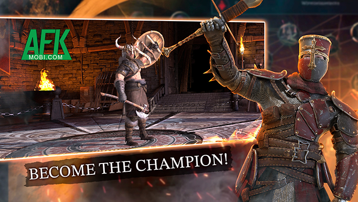 So tài trong những trận chiến đối kháng thời Trung Cổ tại Knight Arena: Sword Fight Game 3
