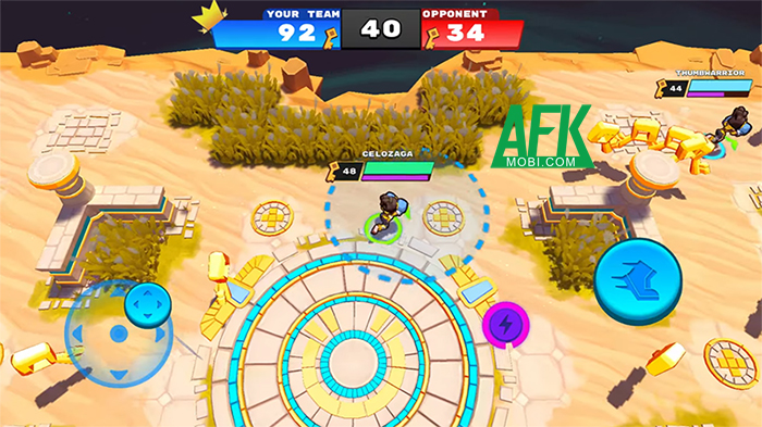Cạnh tranh trong việc chiến đấu thu thập các chiếc chìa khóa tại game Legends Of The Past 2