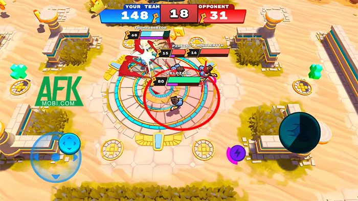Cạnh tranh trong việc chiến đấu thu thập các chiếc chìa khóa tại game Legends Of The Past 3