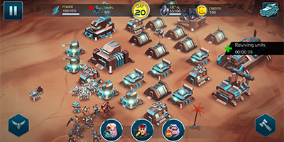 Metal Haven: Galactic Survival game mô phỏng chiến thuật mang bối cảnh giả tưởng tương lai xa