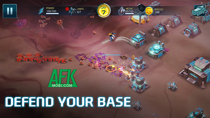 Metal Haven: Galactic Survival game mô phỏng chiến thuật mang bối cảnh giả tưởng tương lai xa 0