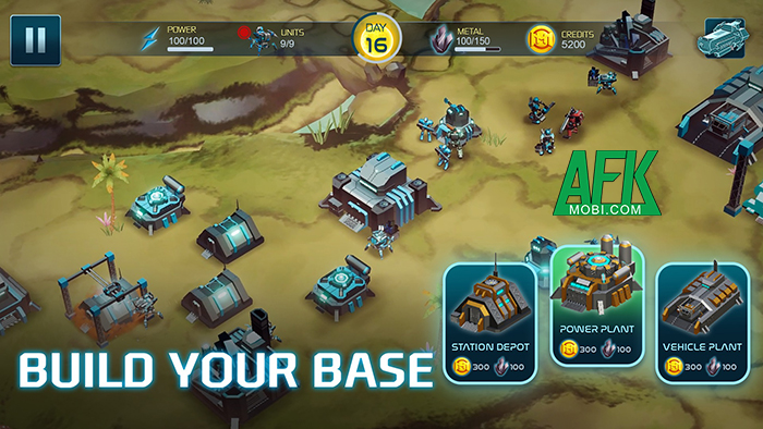 Metal Haven: Galactic Survival game mô phỏng chiến thuật mang bối cảnh giả tưởng tương lai xa 1