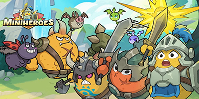 MiniHeroes: War Of Potatoes cho bạn săn bọn quái vật phát triển nhân vật khoai tây của mình