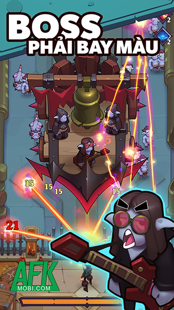 Phòng thủ trước bọn ma cà rồng trong game Night Hunt: The Vampire Tower 1