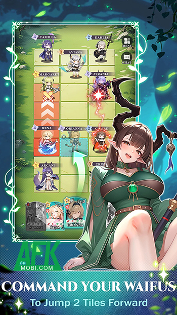 Chỉ huy những thiếu nữ furry trong những trận đấu chiến thuật tại game Nymphia Alliance 1