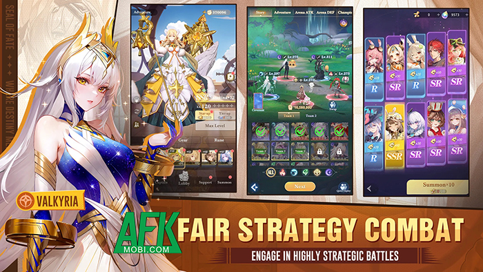 Seal of Fate cho bạn được xây dựng đội hình với những nữ waifu xinh đẹp 3