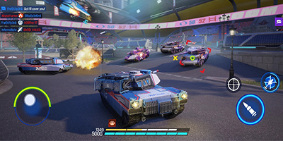 Tank-a-Boom mời các game thủ cạnh tranh với nhau trong đấu trường của xe tăng