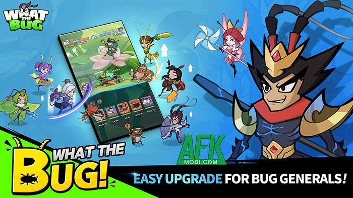 What the Bug: Three Kingdoms game đấu tướng kết hợp chủ đề Tam Quốc với côn trùng 0